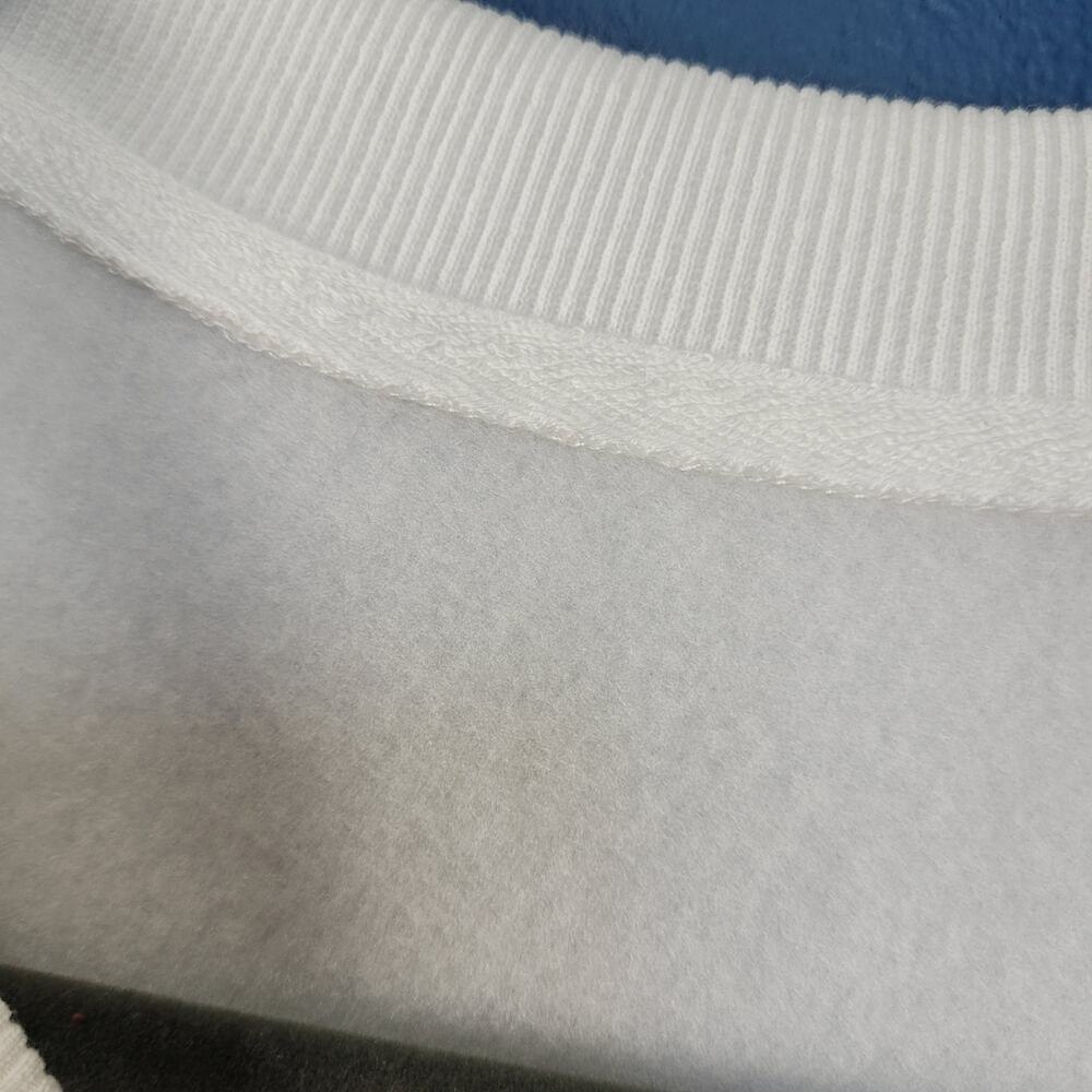 Commense Oversized White Sweatshirt S NWT Crewneck Raglan Sleeve Boxy Pullover - Picture 7 of 10